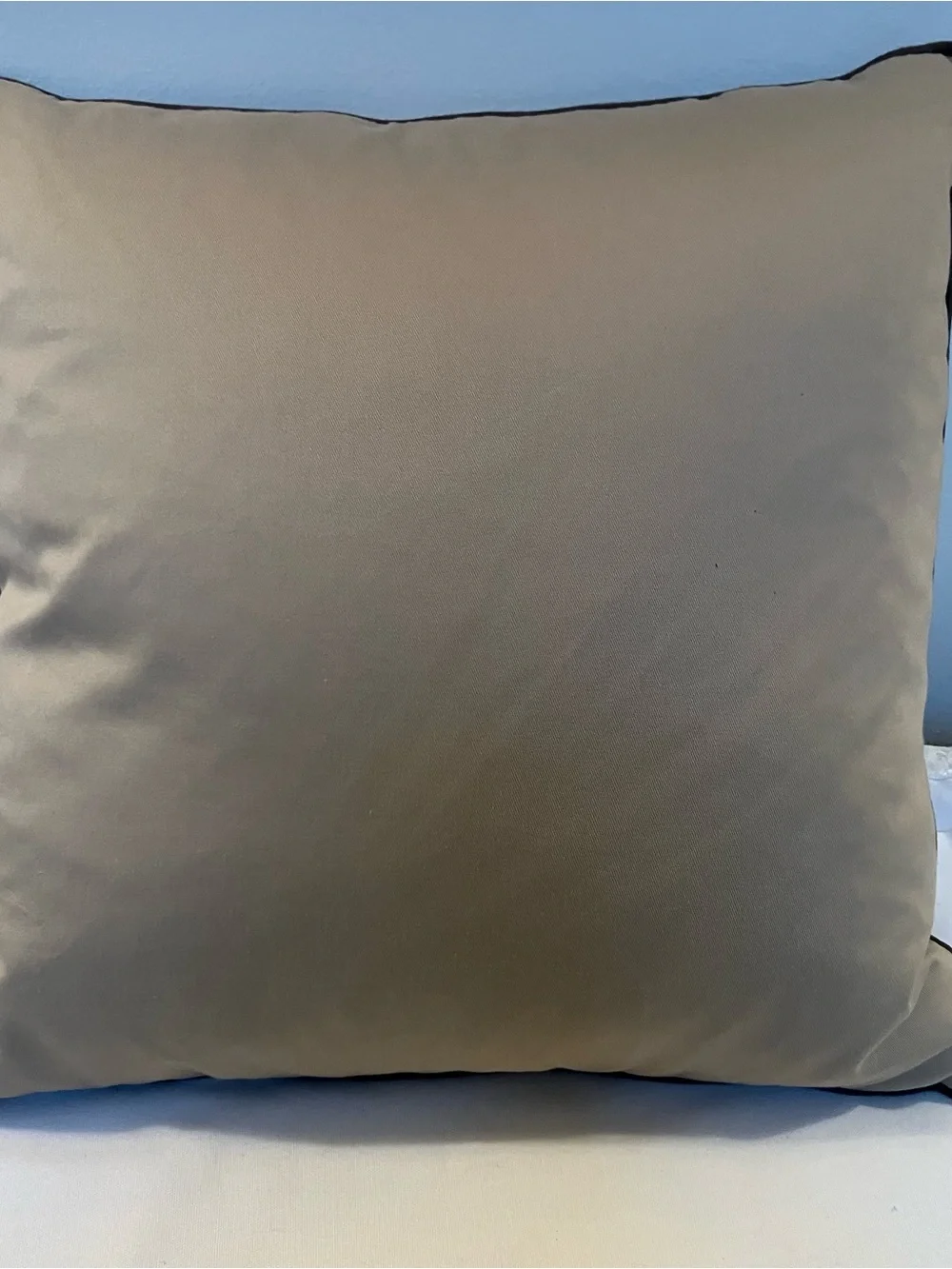 Woolrich Sheep Brown Throw Pillow Plaid Velvet Patchwork 20x20 Farmhouse Cottage